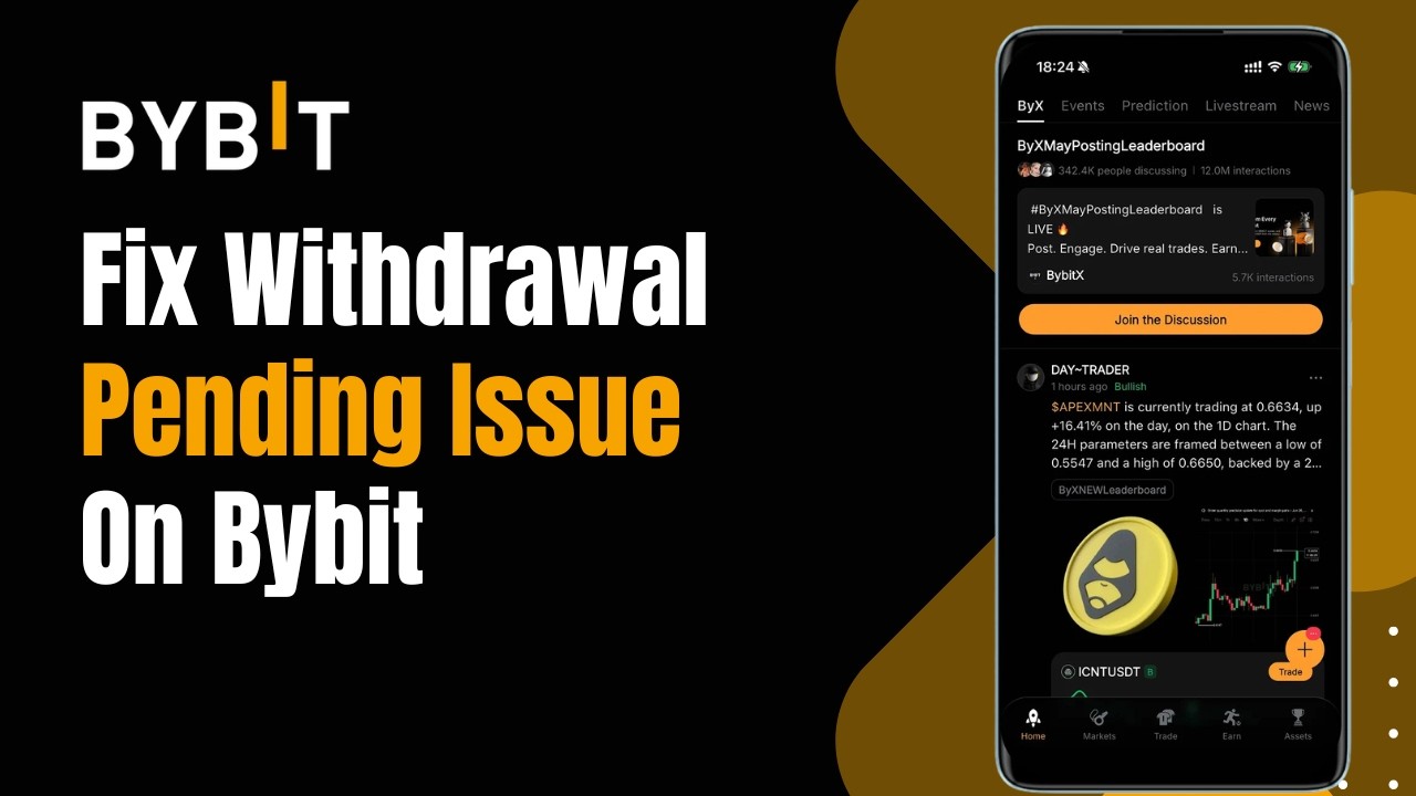 How to Fix Bybit Withdrawal Pending Issue !