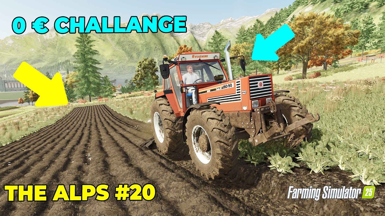 %41 İndirimli Traktör! Yeni Tarla… Batacak mıyım? 😅 | FS25 The Alps 0€ Challenge #20