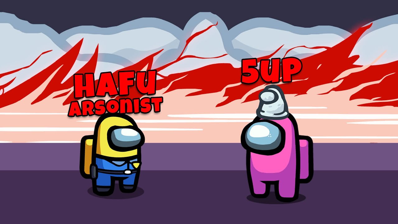 SUPER Intense Arsonist Ending vs 5up | Hafu Among Us Lobbies