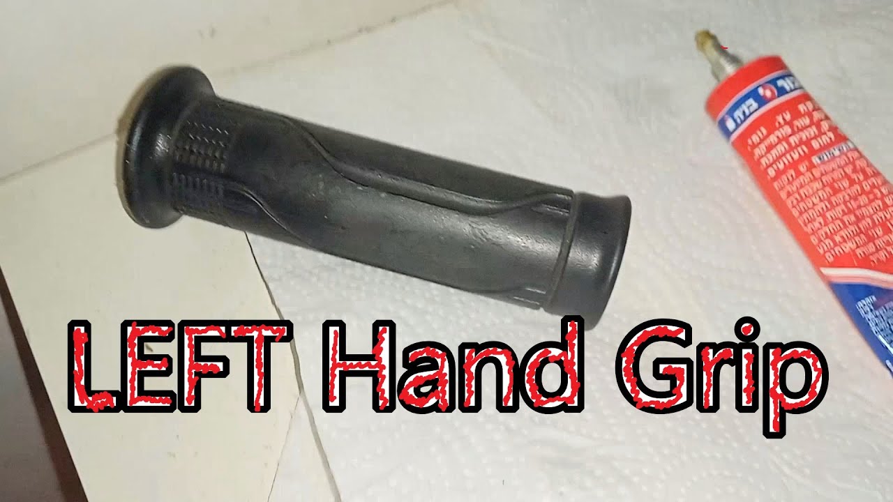 How to grease the Handlebar LEFT Weights / Slider? | Left GRIP replacement | HONDA CBR250R | 2013