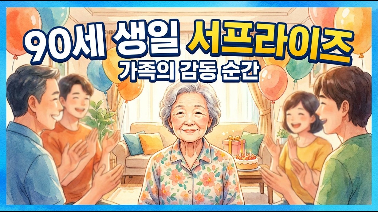 90년의 삶, 가족이 만든 특별한 서프라이즈