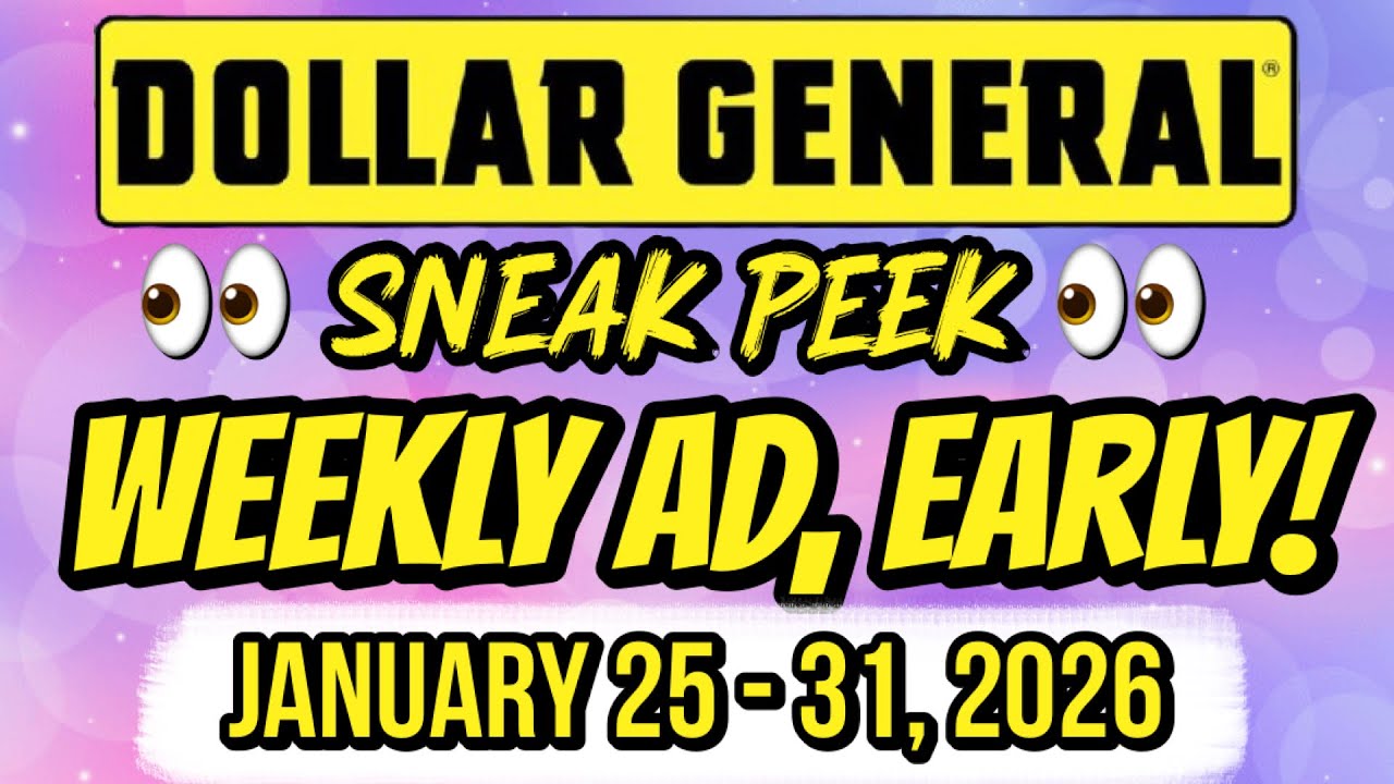 ‼️BOGO FREE‼️WEEKLY AD, EARLY‼️JANUARY 25 - 31 AT DOLLAR GENERAL👀 