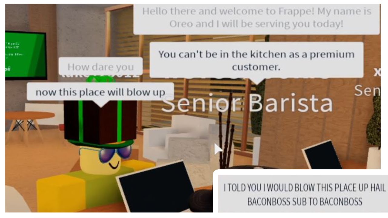 FAKE EMPLOYEE AT FRAPPE 2 | Roblox Exploiting