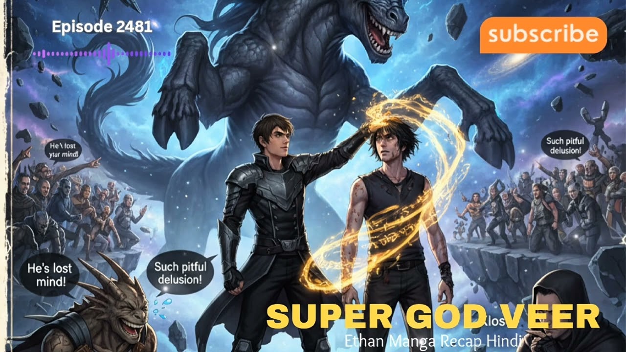 Super God Veer Episode 2481 | Veer's Desperate Gamble | Ethan Manga Recap Hindi 