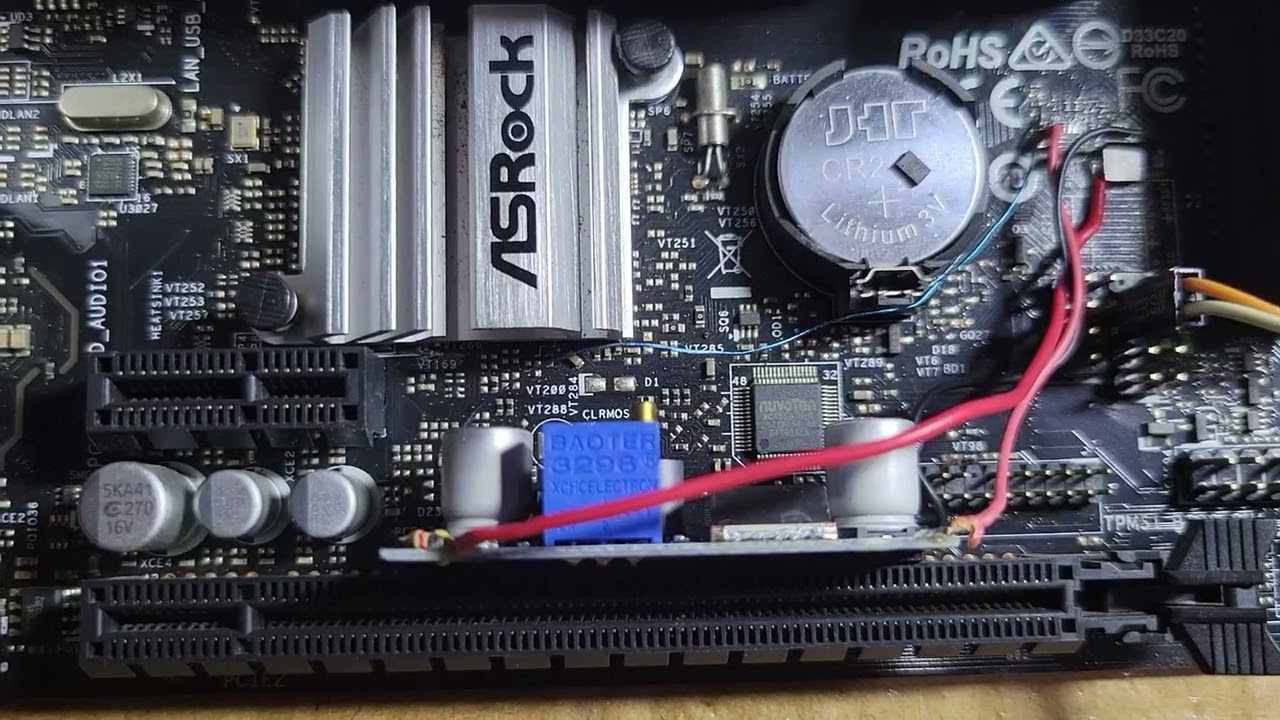 Asrock H310cm - HDV No display problem (RAM Vpp Voltage missing)