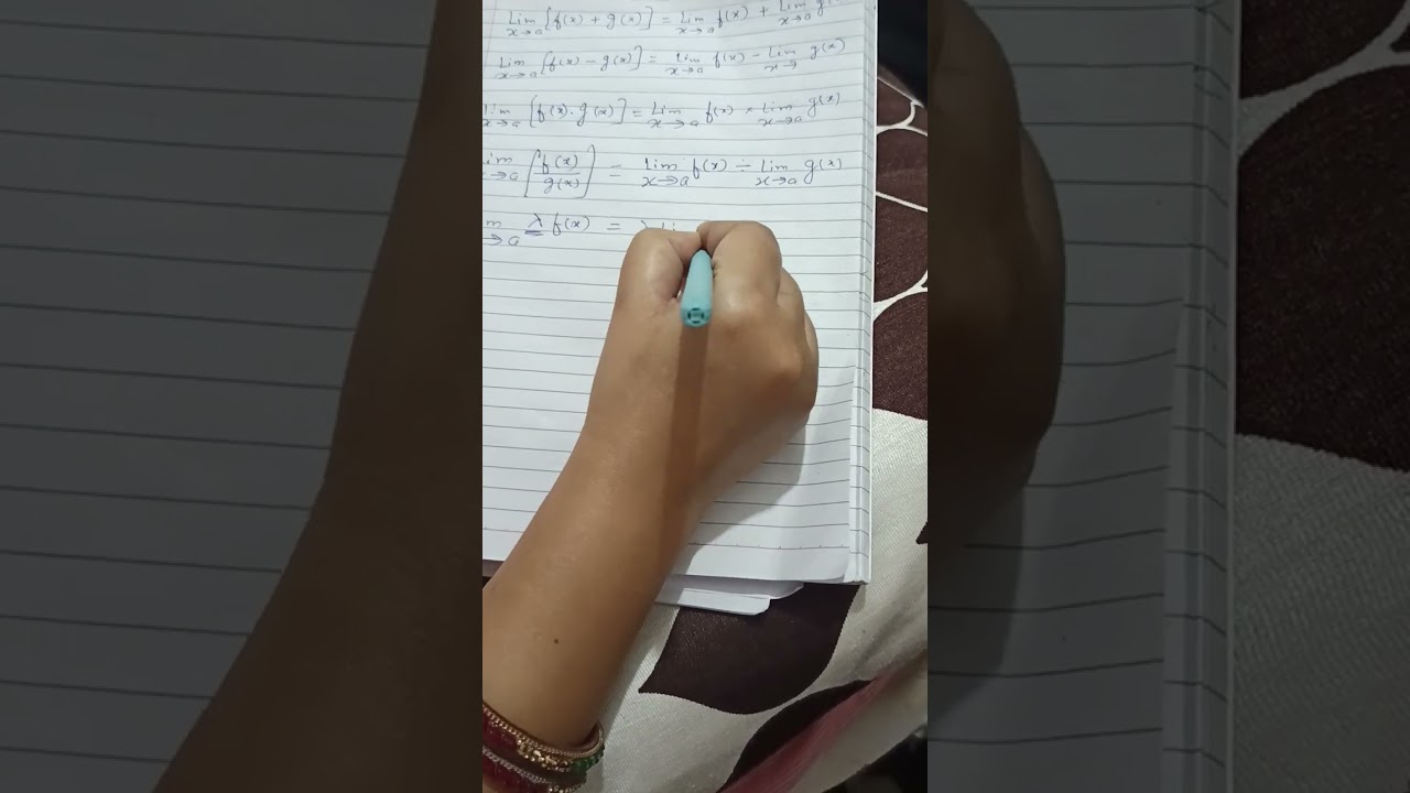 Class 11 Limits and derivatives chapter 12 NCERT/state board rules of limits 