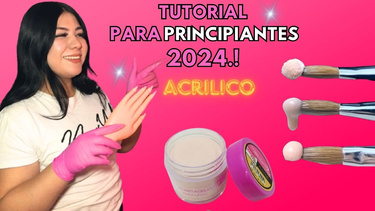 CLASE 1| MANEJO DE PERLAS Y ACRILICO [INCLUYE PLANTILLA] 2024  🎁💅😱