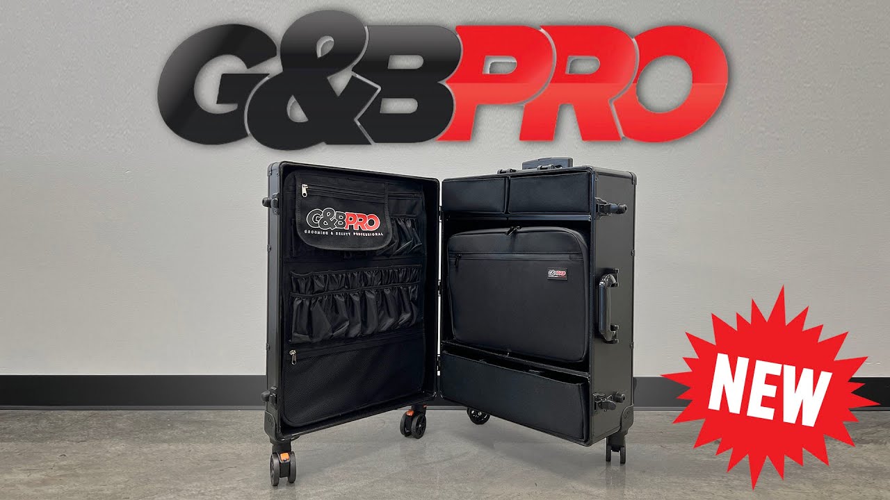 BARBER STYLIST TRAVEL SUITCASE?!? GandBPro Max Review and Unboxing