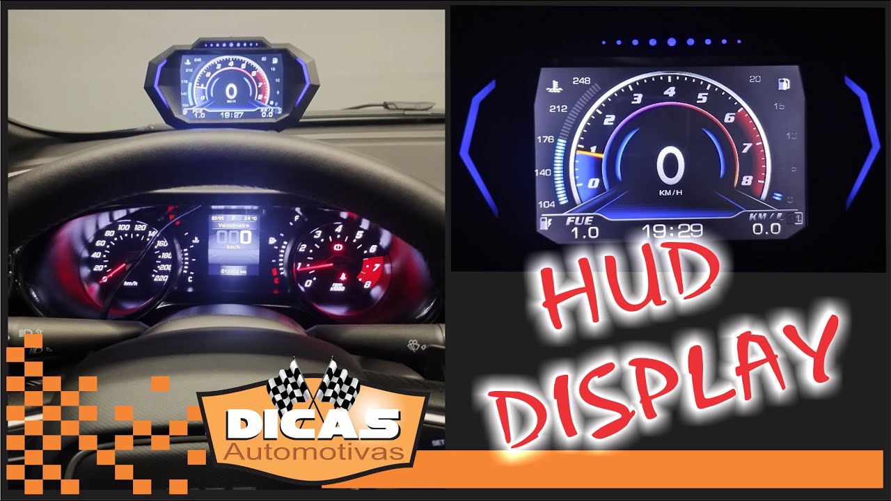 Como é o Hud Display do AliExpress painel digital