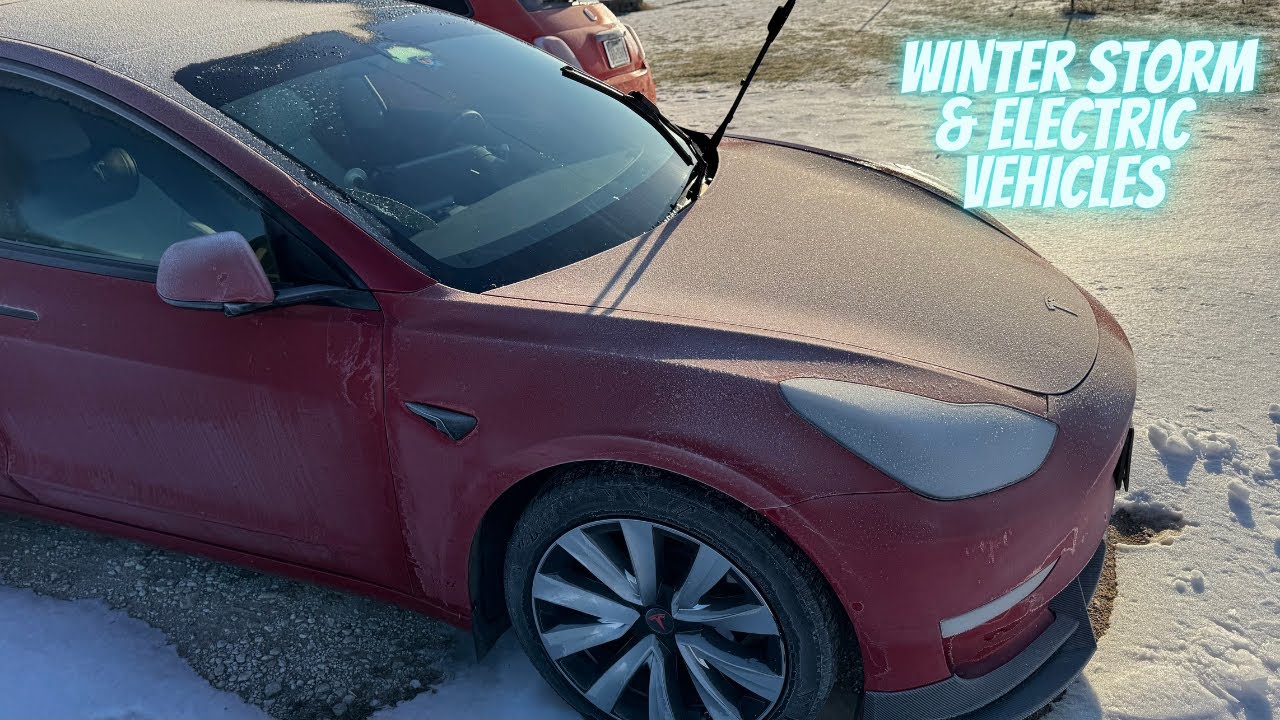 Как мы и наши электромобили пережили зимнюю бурю