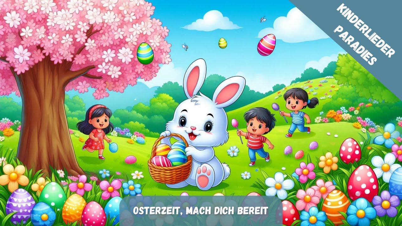 Osterzeit, mach dich bereit! 🐰| Osterlied für Kinder zum mitsingen | Kinderlieder Paradies