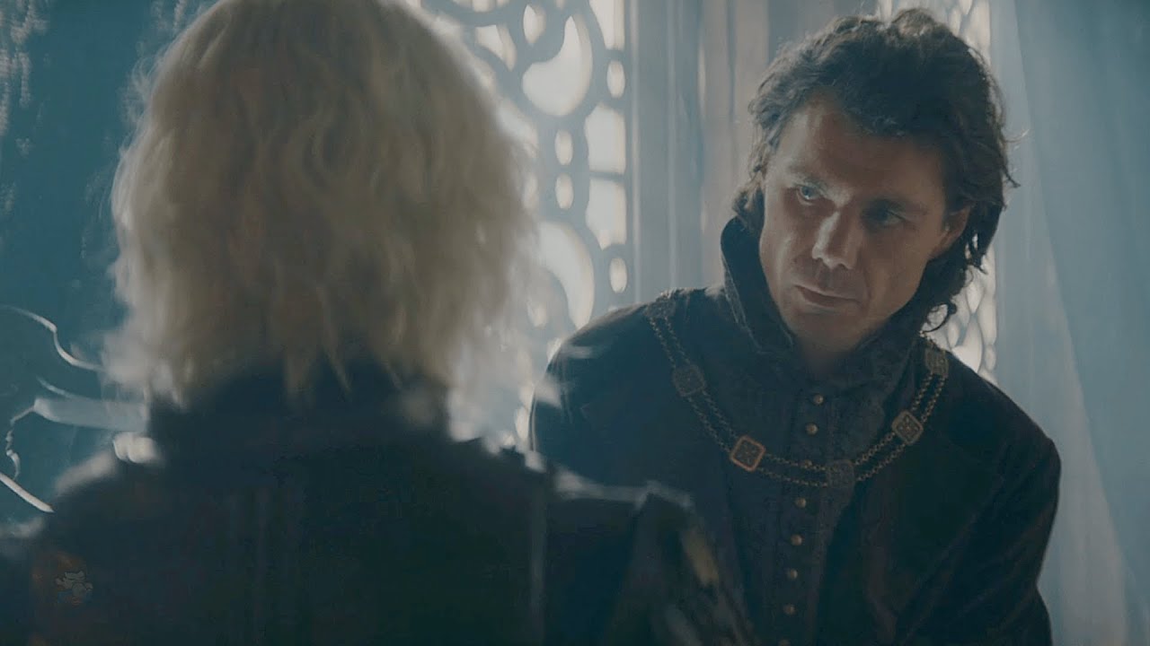 Larys Strong Gets Promoted to Aegon Master of Whispers House of the Dragon S2 Episode 3