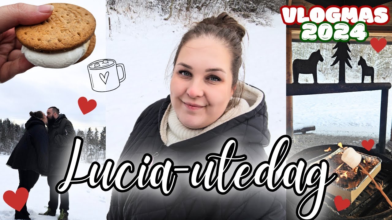 Firar Lucia med korvgrillning & smores | vlogmas