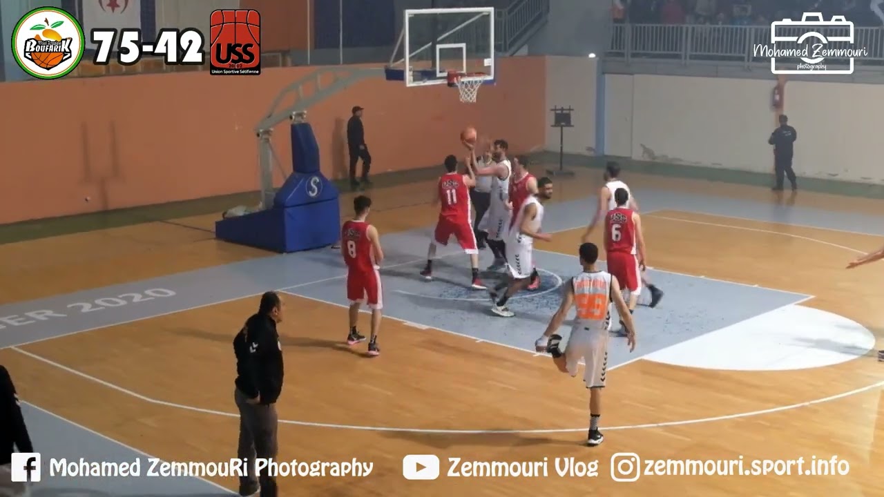 وداد اولمبيك بوفاريك 75-42 اتحاد سطيف - الربع النهائي من كأس الكونفديرالية الجزائرية - 24-04-2022
