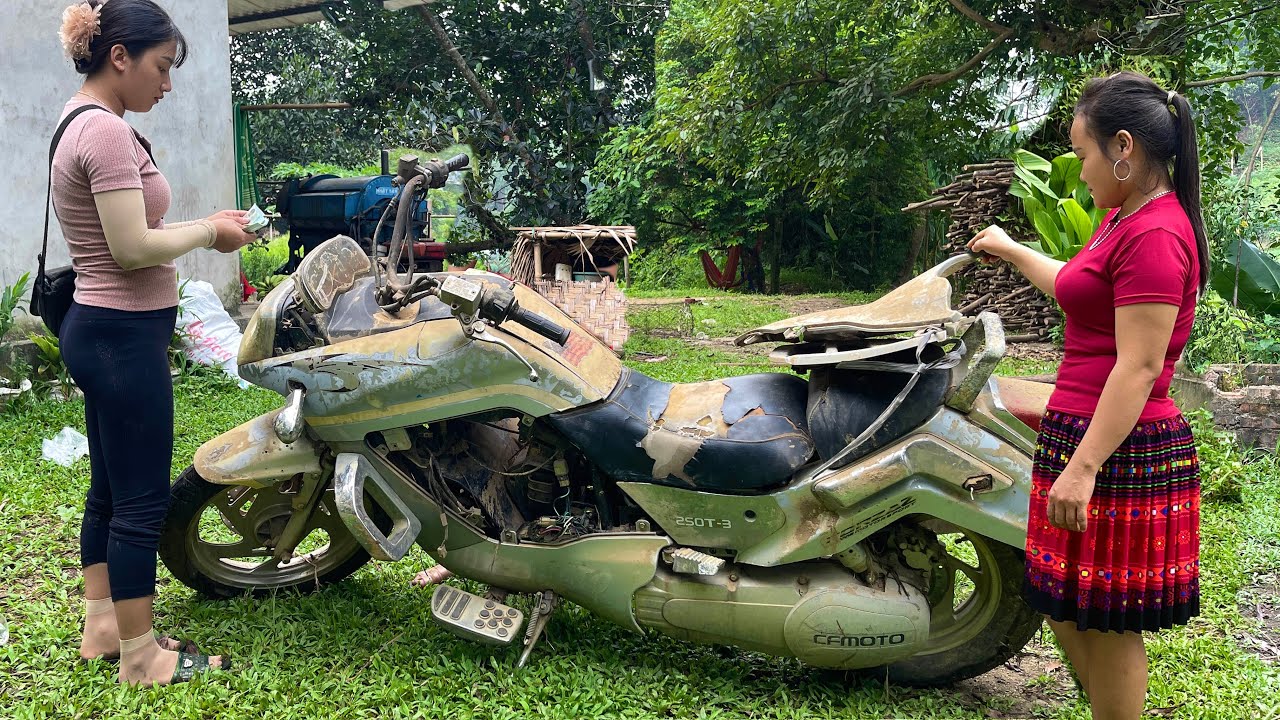 I went to buy a CFMOTO that had been abandoned for 5 years in a Hmong village.