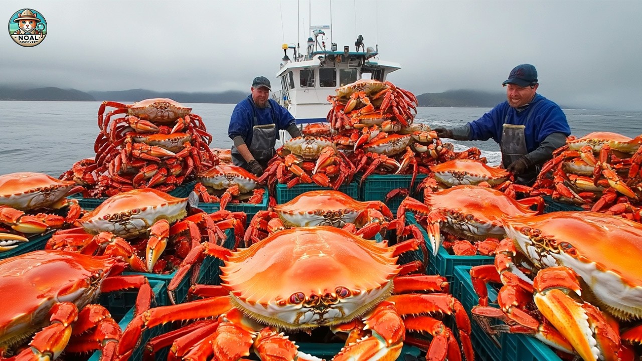 How to Harvesting Crab - Amazing Crab Factory - Inside Modern King Crab Processing Factory🦀