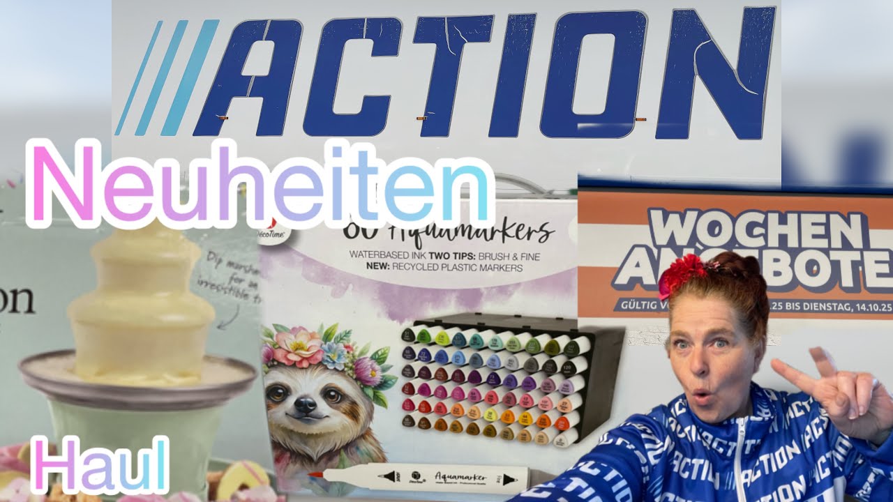 #Action HAUL, Neuheiten & Wochenangebote ab 08.10.❤️ Schokobrunnen, Aquamarker und mehr ❤️#haul 