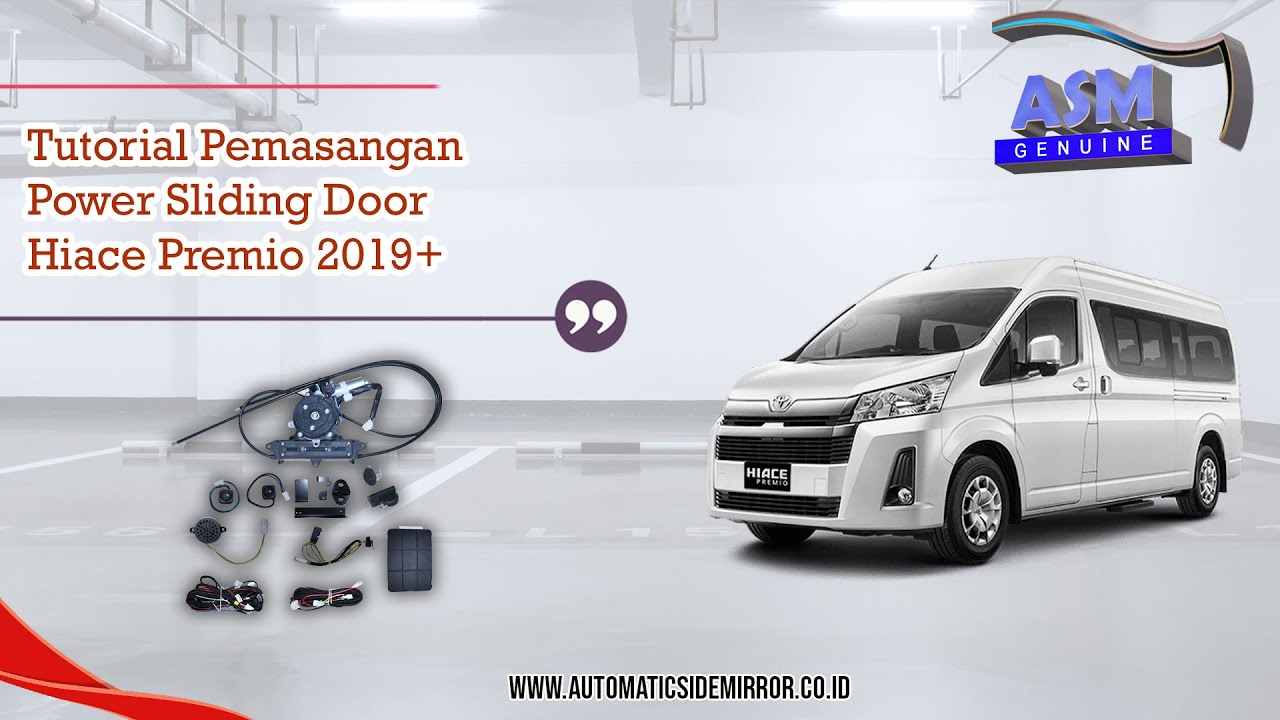 Tutorial - Toyota Hiace Premio 2021 Power Sliding Door / Pintu Elektrik