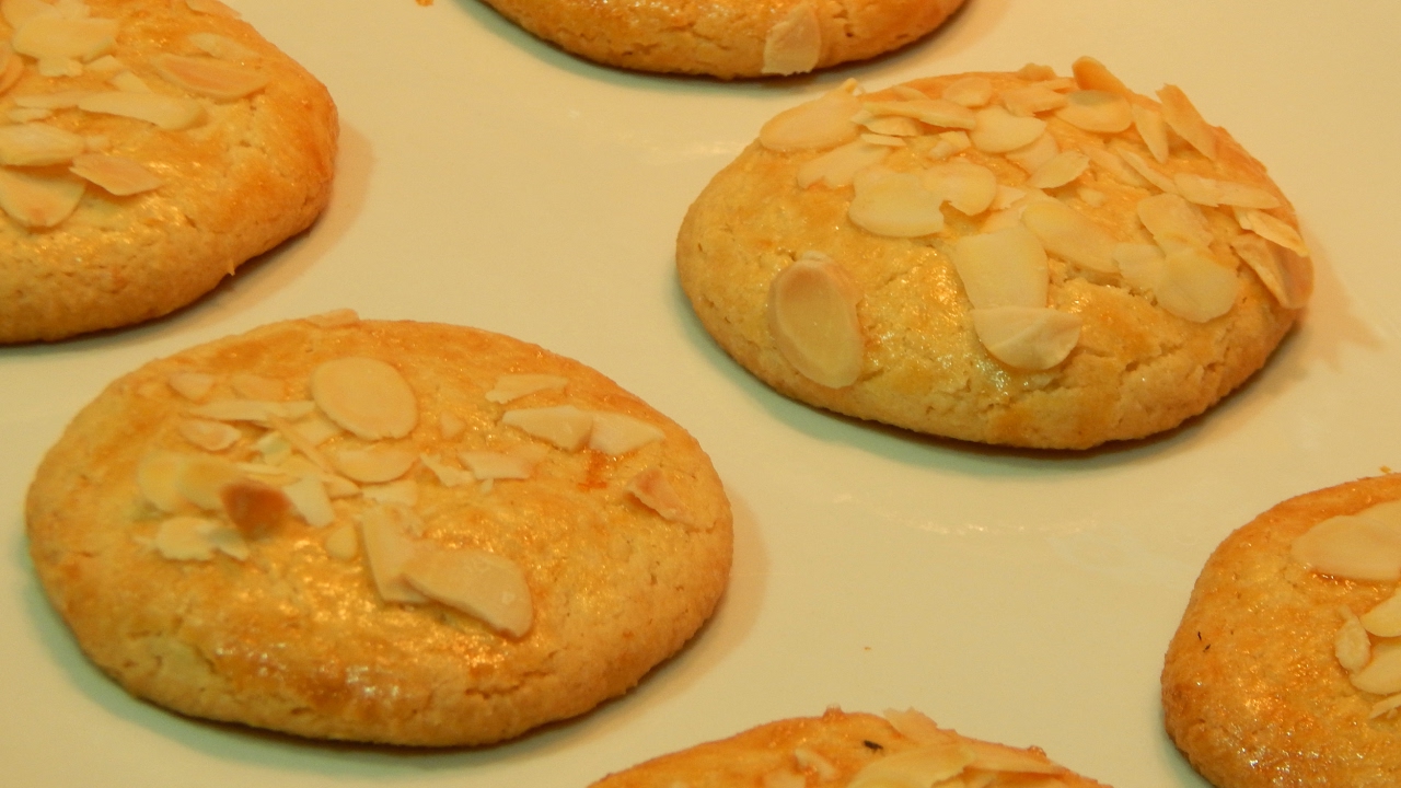 Receta fácil de pastas de almendras