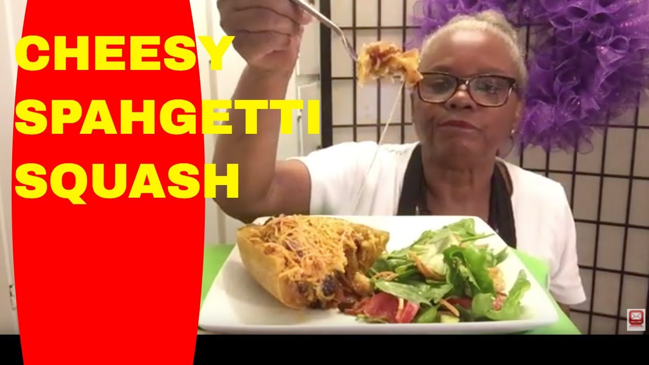 HOW TO MAKE CHESSY SPAGHETTI SQUASH LASAGNA