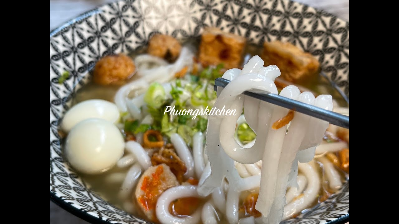 PHA BỘT ÉP CỌNG BÁNH CANH - Cấp đông và rã đông đúng cách để giữ độ dai, không gãy vụn