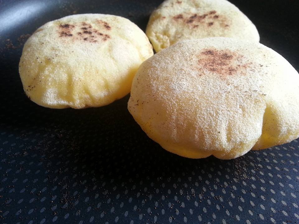 Le Pain Pita ou batbout marocain à la farine de maïs et Sans Gluten