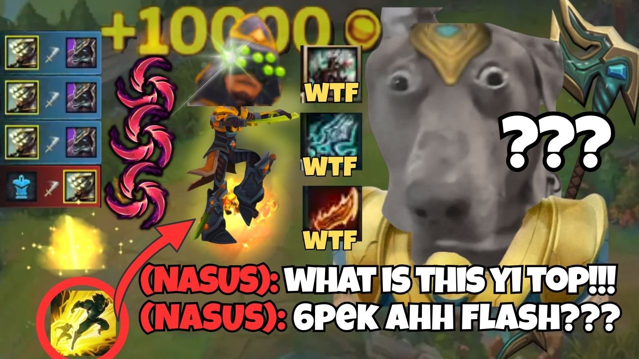 NASUS GETS THE MASTER YI TOP EXPERIENCE...