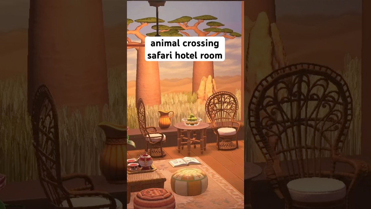 safari hotel room inspired by Mott visiting my island 