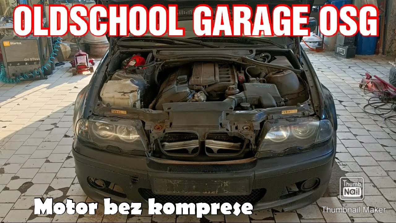 Přetočený motor na Bmw E46 323i a motor bez komprese !!!
