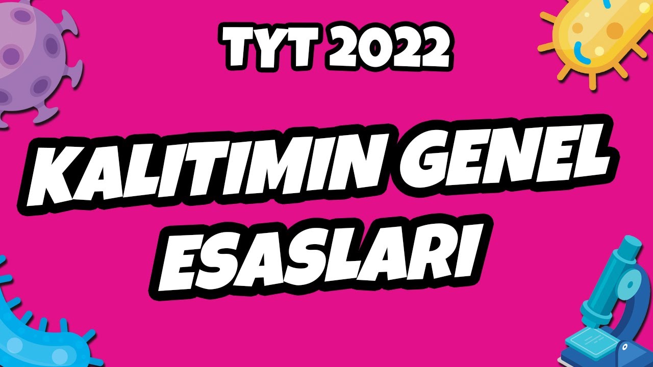 Kalıtımın Genel Esasları | TYT Biyoloji 2022 #hedefekoş