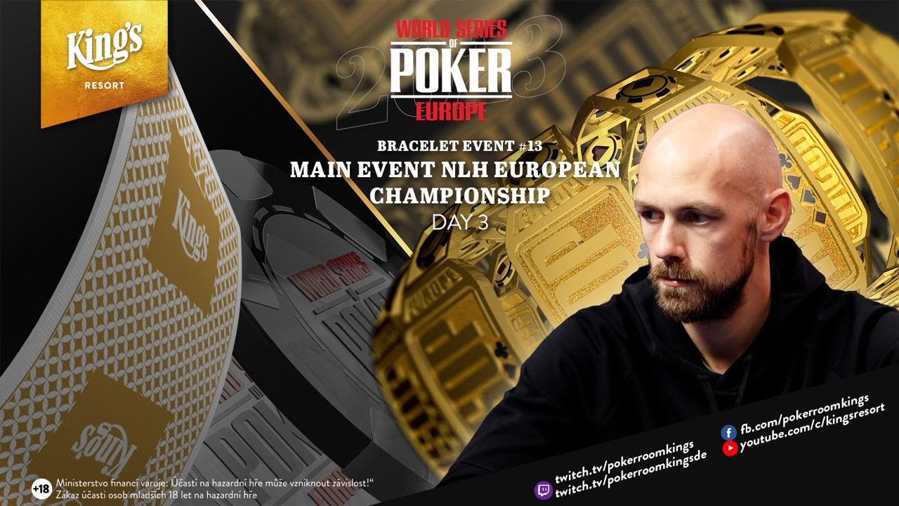 🏆 Day 3 of &euro;10.350 WSOP Europe NLH Main Event #13  | 2023