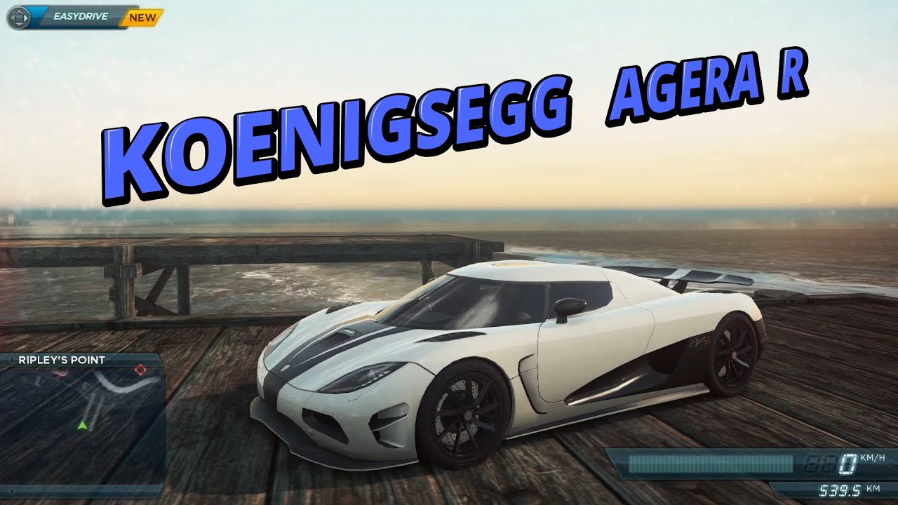 Koenigsegg Agera R all races in NFS Most Wanted