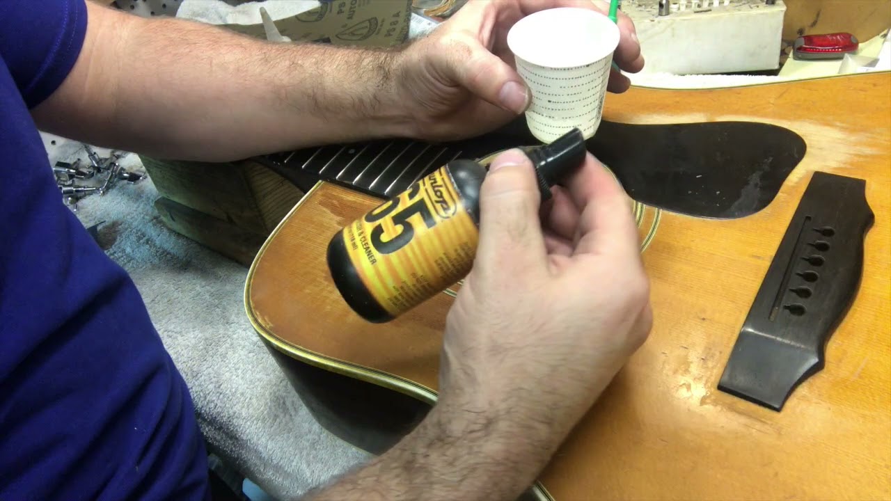 Touching Up Worn Finish Using Shellac