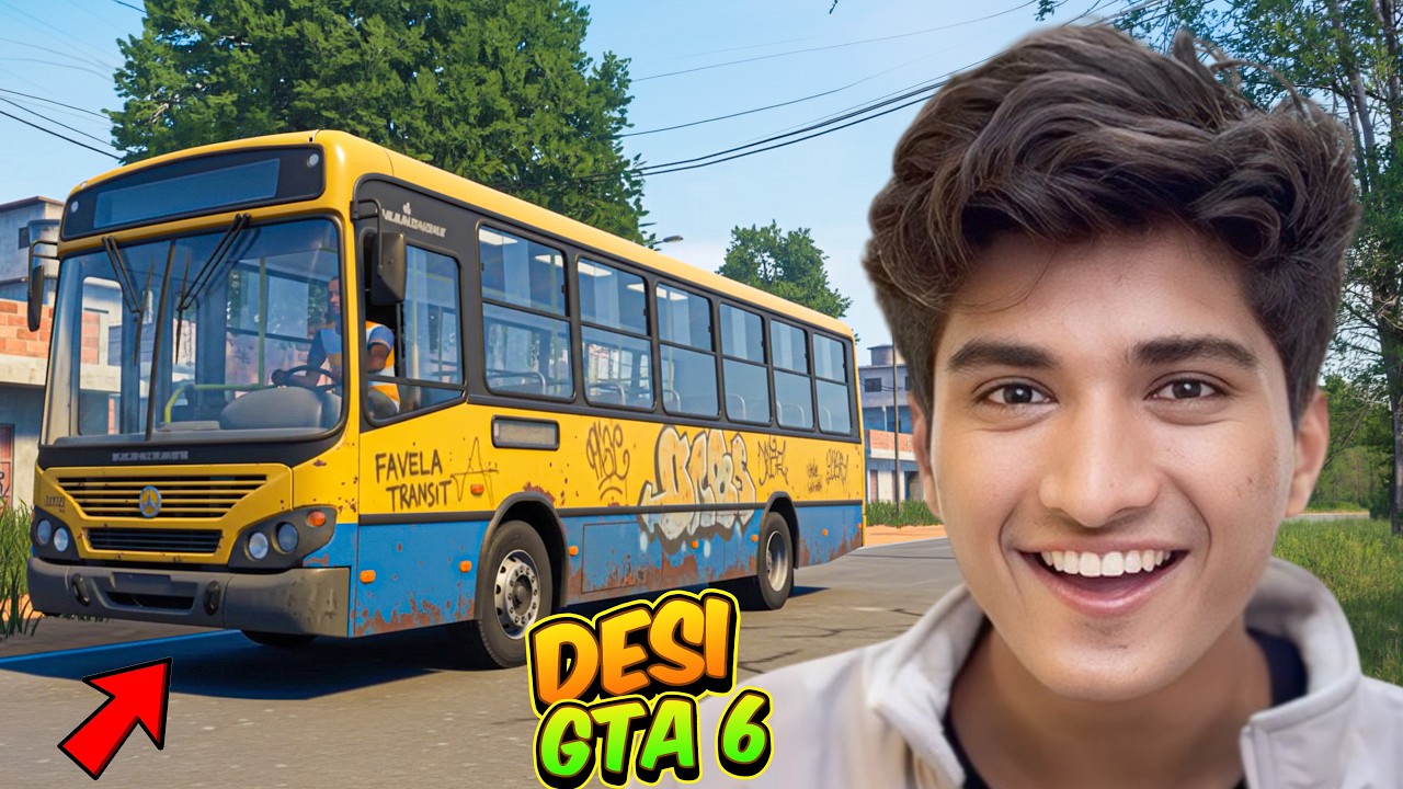 I Became ILLEGAL BUS DRIVER in Desi GTA 6😱
