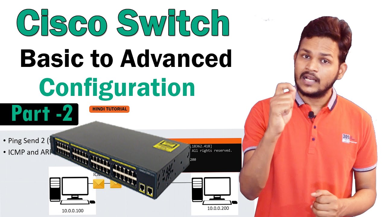 Cisco Switch Configuration Basic to Advanced Part-2 |Hindi| CCNP ENCOR 350-401 Full Course