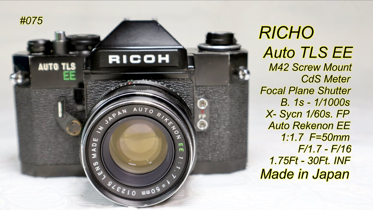 RICOH Auto TLS EE.  1976
