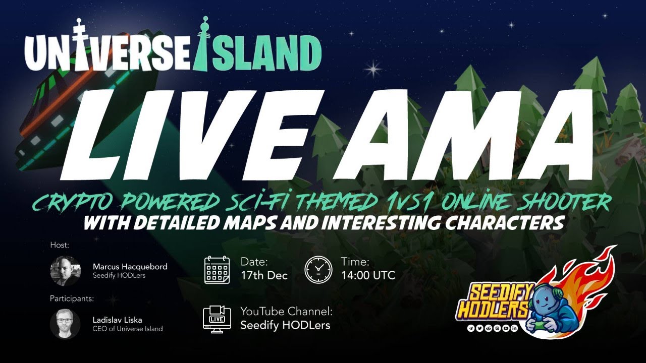 Universe Island: The Crypto Powered Sci-Fi Themed 1v1 Shooter | AMA