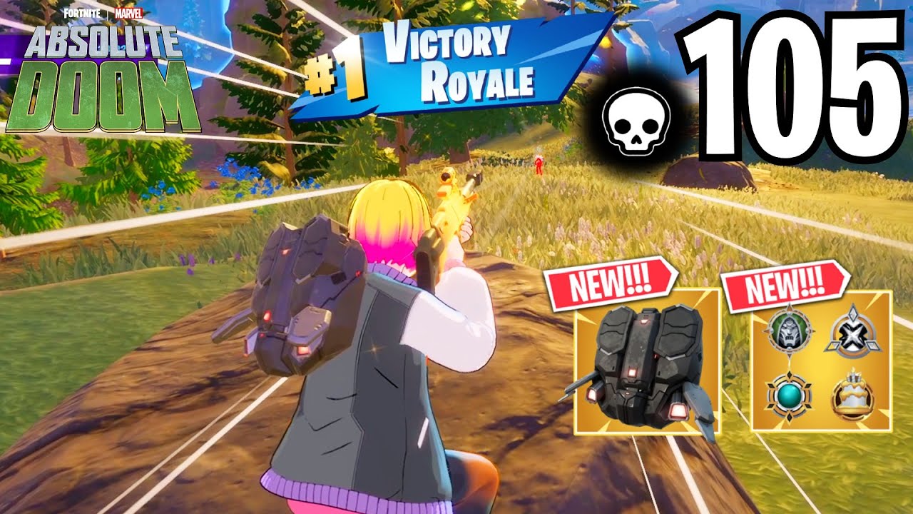 High Elimination GWENPOOL Solo vs Squads WINS Gameplay (NEW MARVEL FORTNITE CHAPTER 5 SEASON 4)!