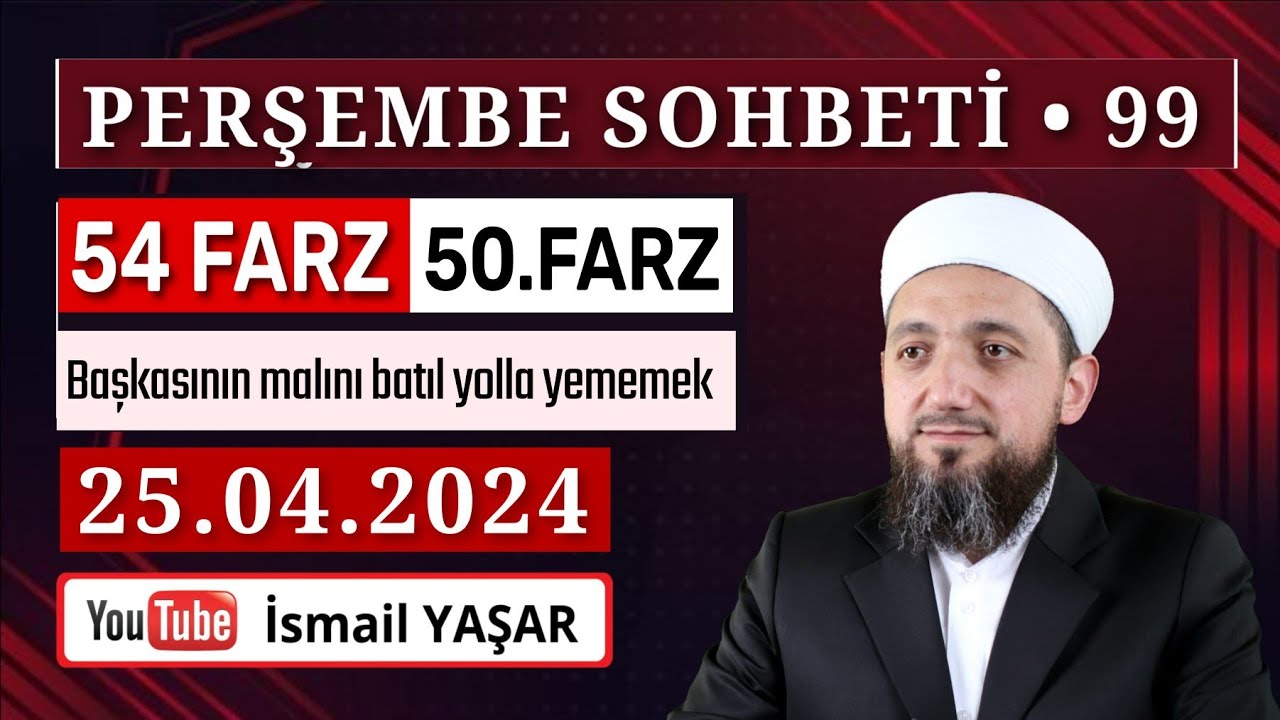 Perşembe Sohbeti • Alış verişte hile yapanlar! | 25.04.2024