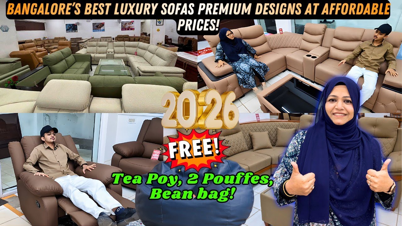 Bangalore’s BEST Luxury Sofas 2026! Premium Designs at Affordable Prices | Hilton Furniture
