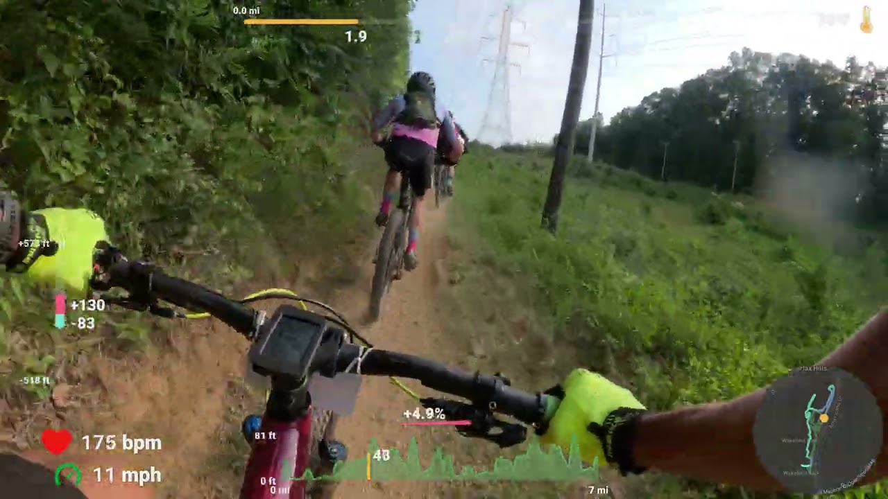 Wednesday at Wakefield XC MTB Race 3 | MTB Rides (5th place)