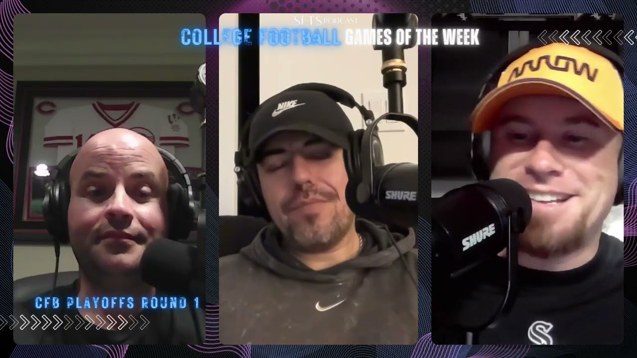College Football Playoffs Round 1 Picks | Sources from the Sofa Podcast #cfb #cfb25 #cfbplayoffs