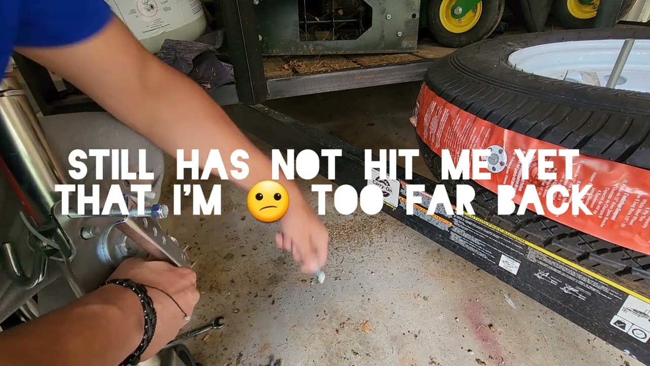 installation of a swivel jack to my utility trailer #totallyclueless
