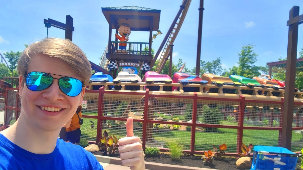 Riding Snoopy's Soapbox Racers at Kings Island! | Kings Island Vlog 2024