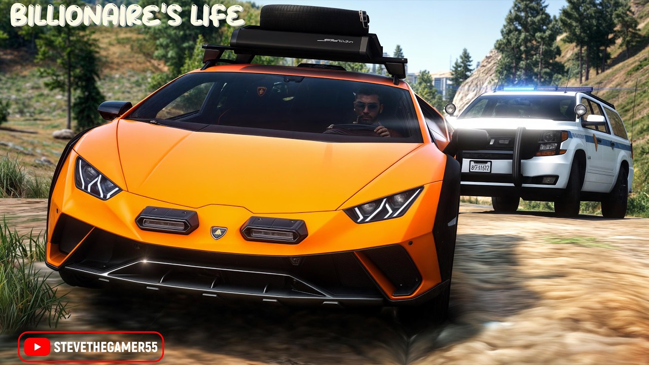 GTA 5 MODS LET'S GO TO WORK BILLIONAIRE'S LIFE DAY 4