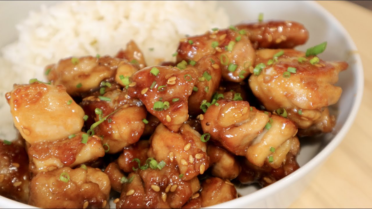 CÓMO HACER POLLO EN SALSA TERIYAKI 🍗 🥢  fácil y muy rico