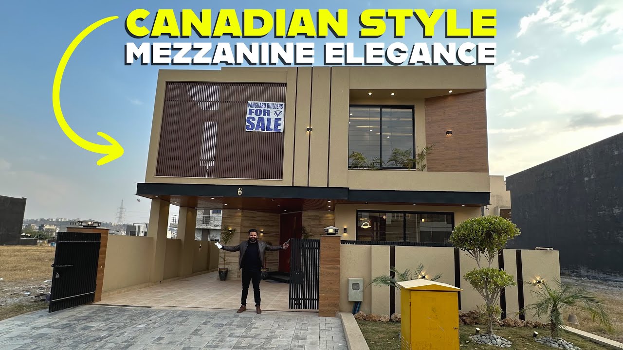Luxury Canadian Style Mezzanine House Tour| Bahria Town Phase 8 Rawalpindi | OREAL Properties
