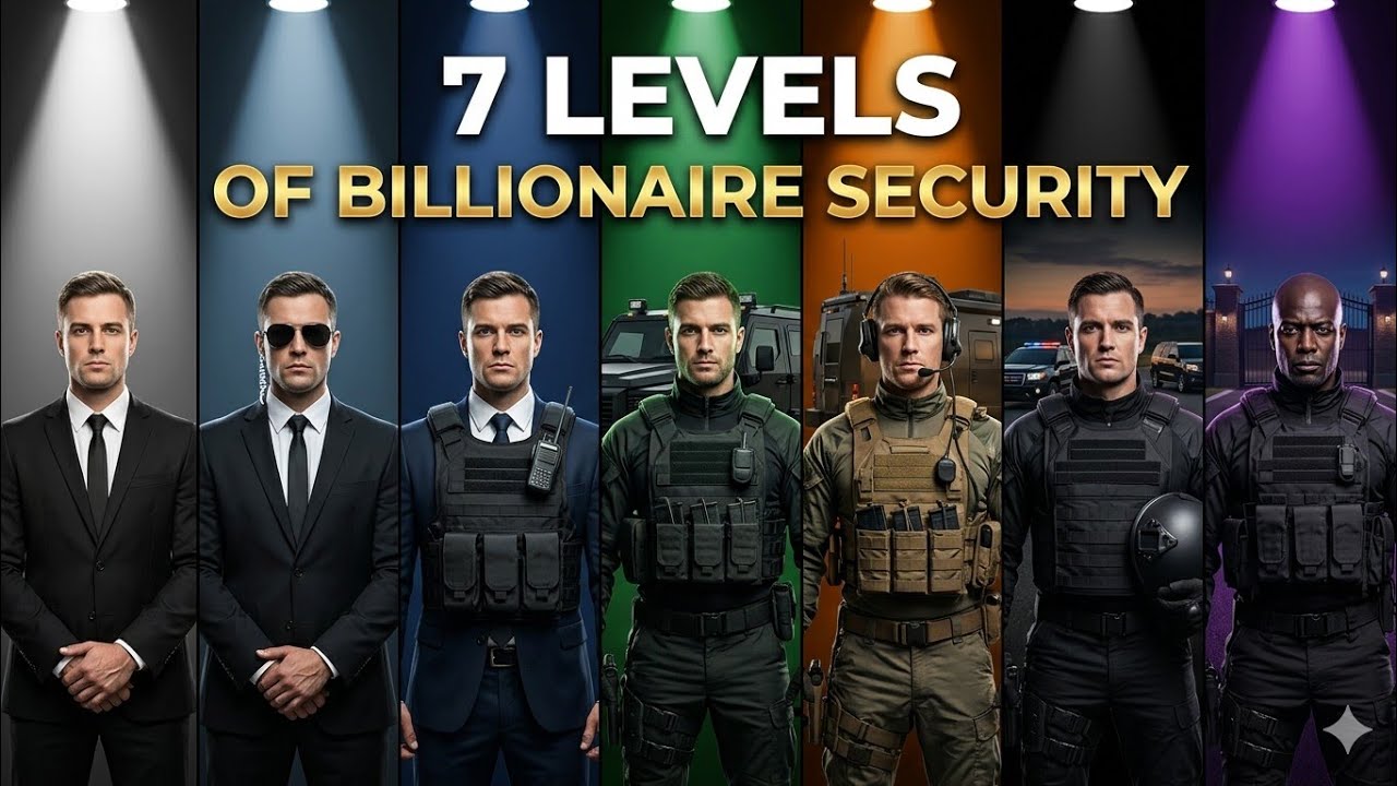 The 7 Levels of Billionaire Security Explained 