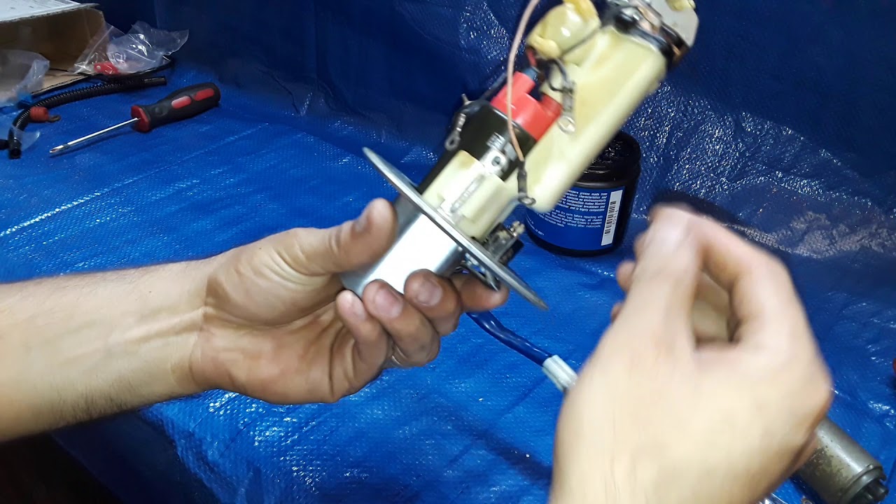 Kemso fuel pump installation or replacement gsxr