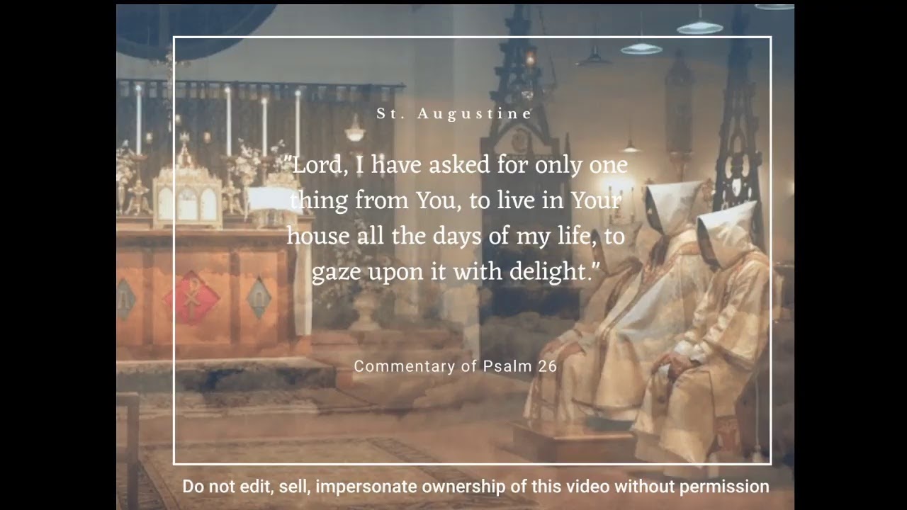 Vespers of Thursday for St. Hilary (Bishop and Confessor)